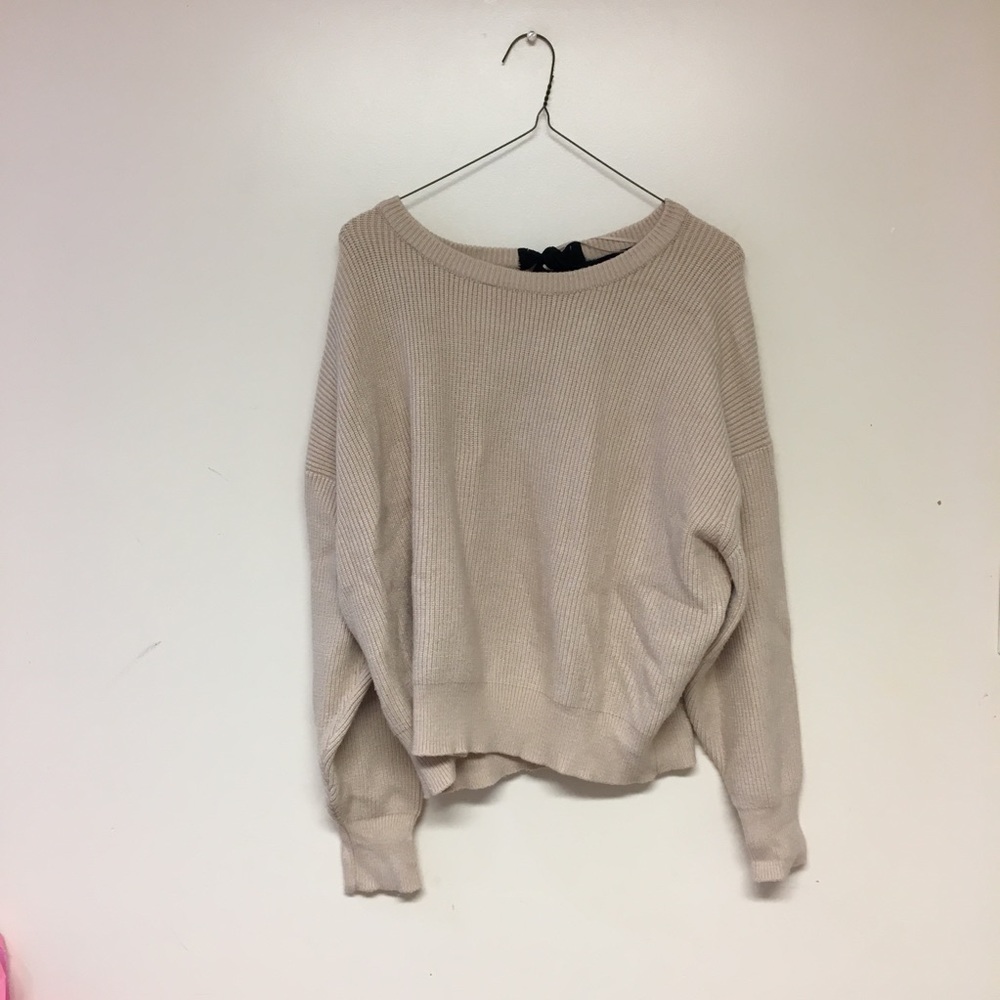 Zara Cream Knit Sweater